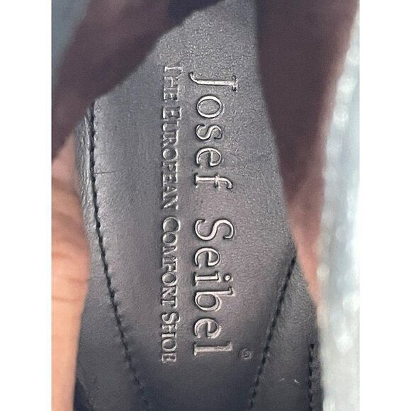 JOSEF SEIBEL WOMENS ANKLE BOOTIES WEDGES CASUAL ROUND TOE COMFORT SHOES SIZE 38 - Picture 9 of 11